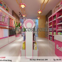 Thiết kế shop thời trang trẻ em - Thái Bình